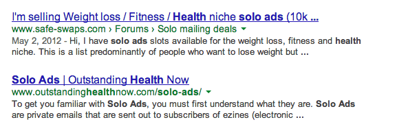 Solo Ads - Squeeze Page