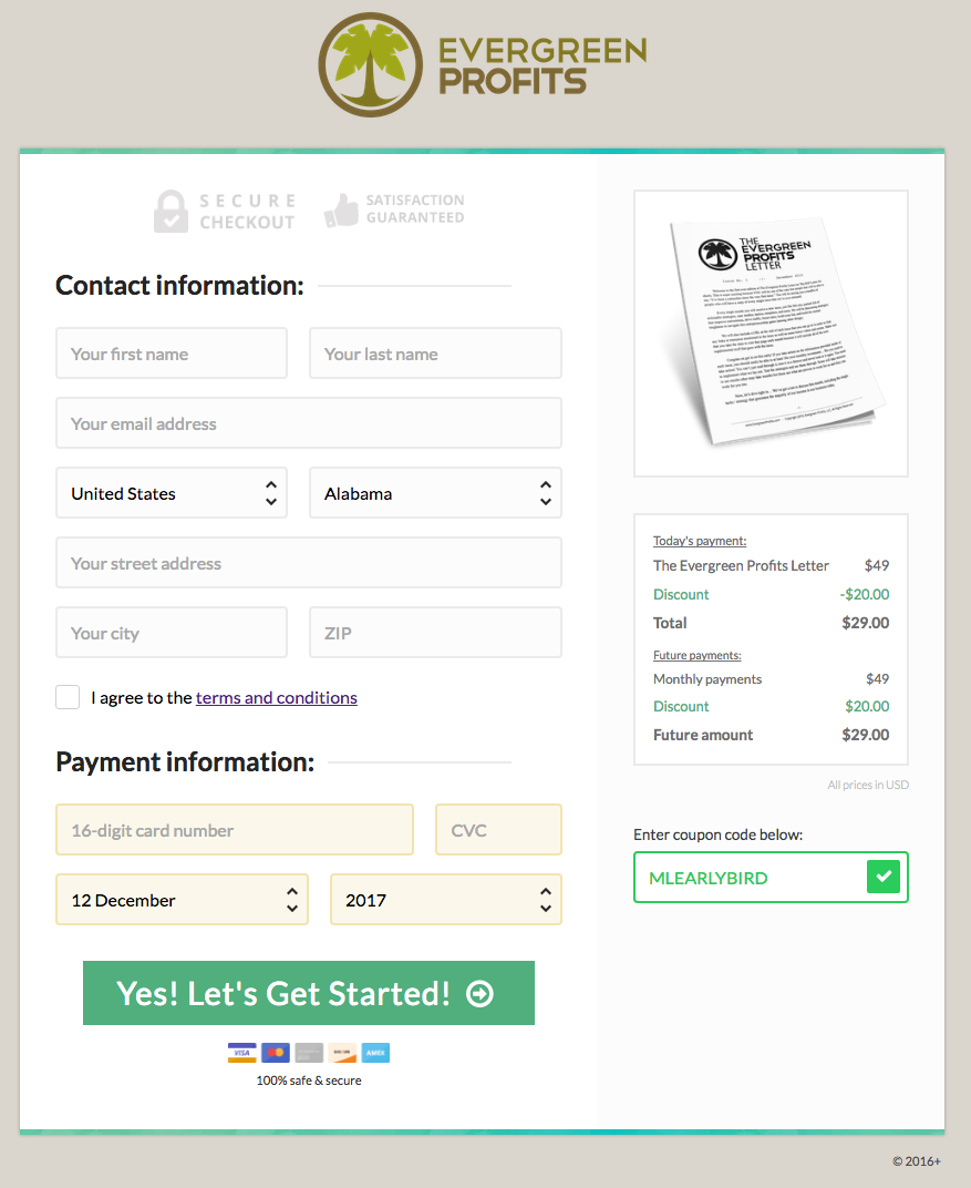 Thrivecart Checkout