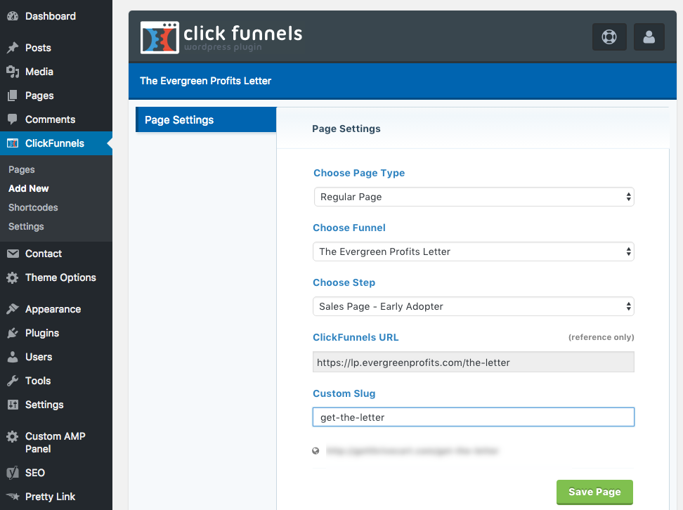 Clickfunnels Vs LeadPages - Page Settings