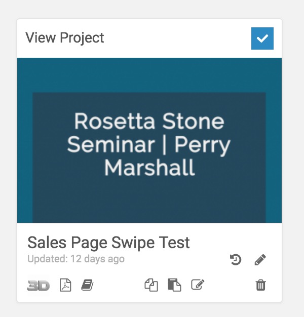 Rosetta Stone - Swipe File - Designrr