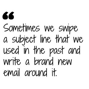 email opened - quote