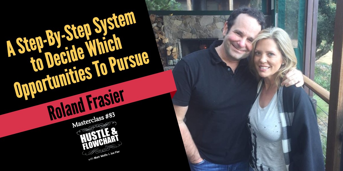 A System to Decide Which Opportunities To Pursue - Roland Frasier