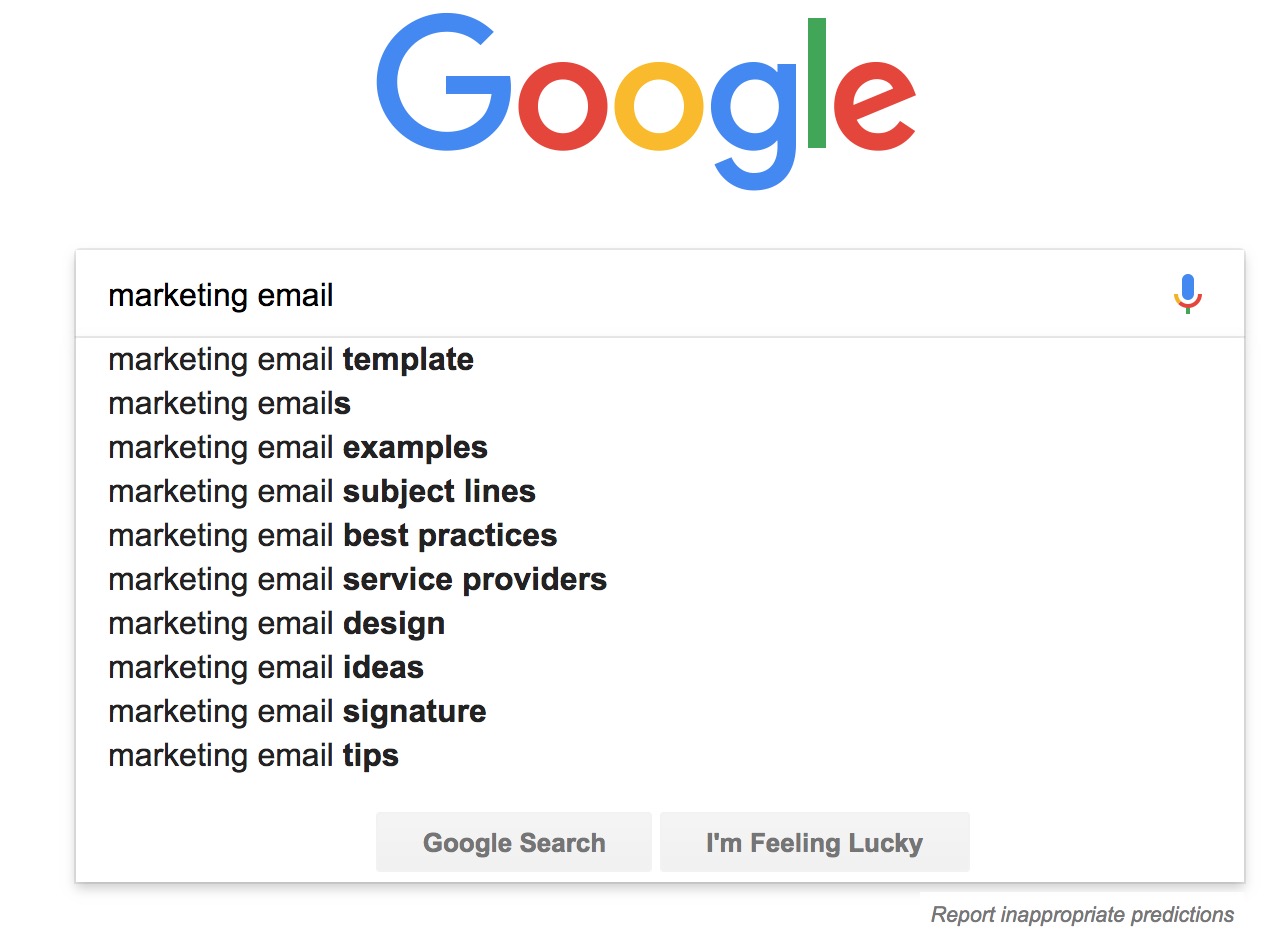 Google - marketing email - Traffic Strategy