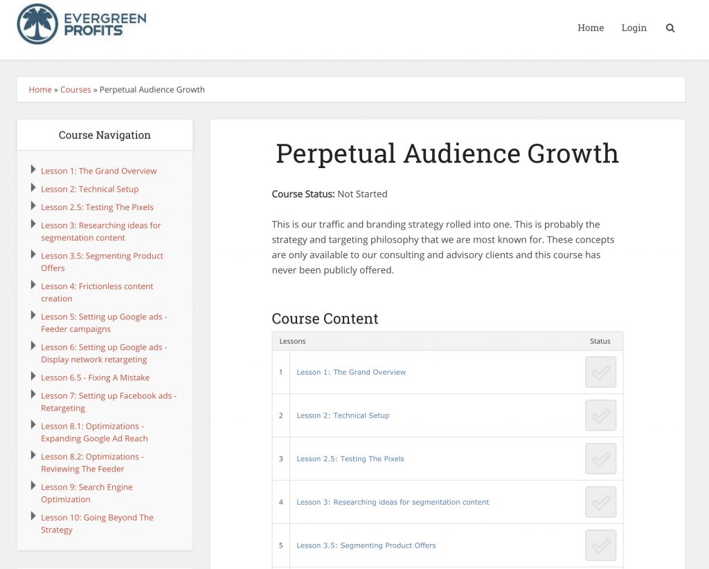 Perpetual Audience Growth