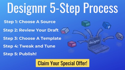 Designrr - 5 Step Process