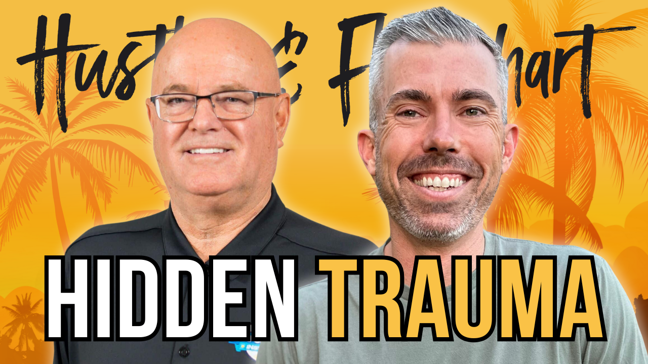 Dr. Don Wood & Joe Fier side-by-side with the text Hidden Trauma in front of them